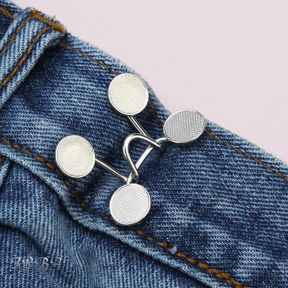 Snap Fastener Set - 2 szt. Regulowane metalowe klamry do