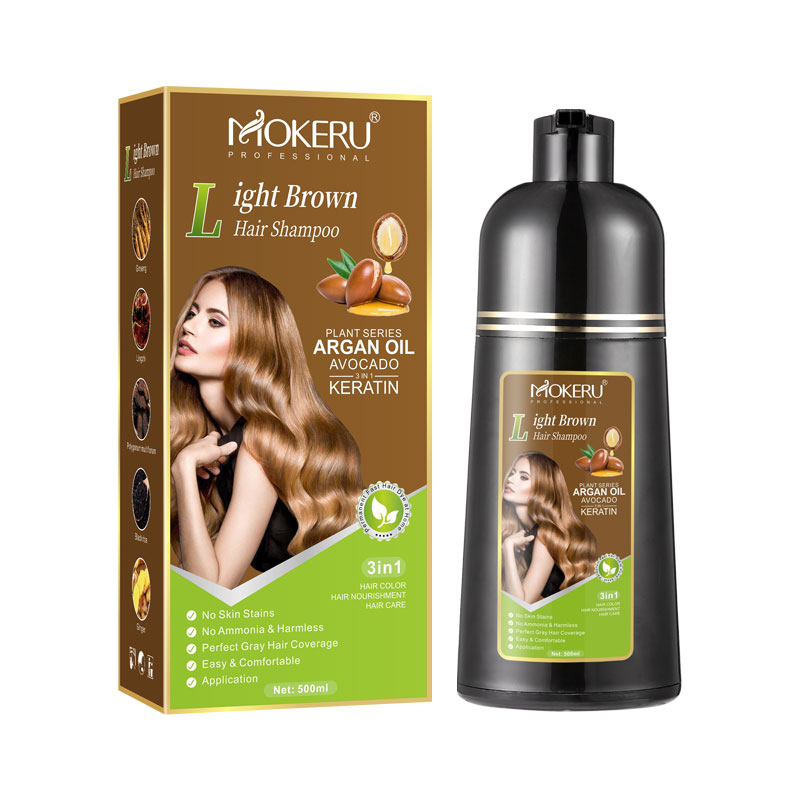Hair Spray Color - Mokeru Szampon bez amoniaku Keratynowy szampon