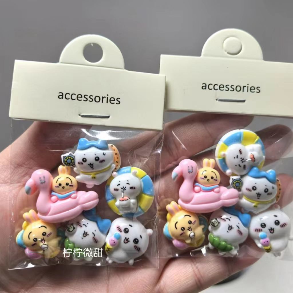 Cosplay Prop Diy - Chiikawa Usagi Żywiczne Akcesoria DIY Kremowe