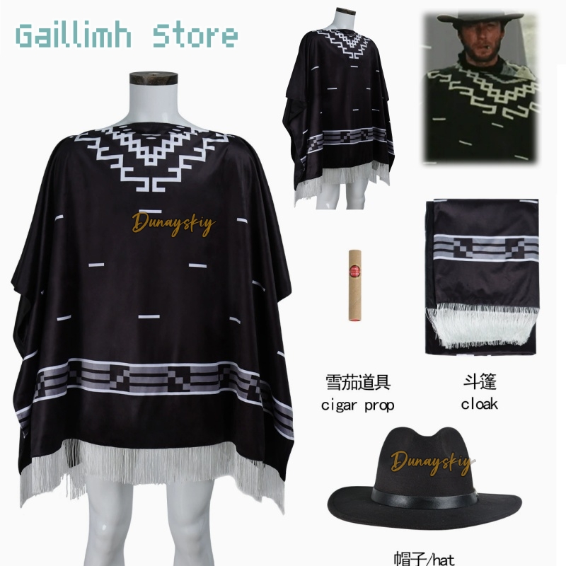 Cosplay Prop Patterns - Kostium filmowy Clint Eastwood Poncho Kowbojski