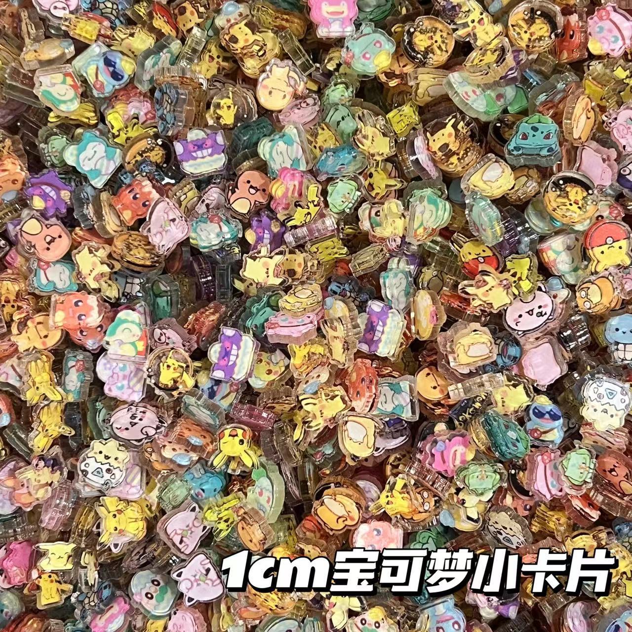 Cosplay Prop Diy - 1cm 2cm Pokémon małe akrylowe elementy