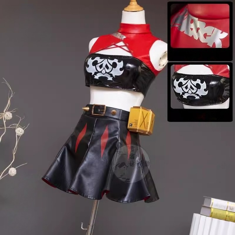 Burnice Cosplay Prop - Stroje na Halloween 2026, impreza anime,