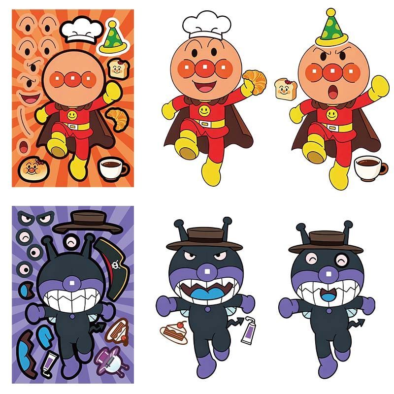 Naklejki kolazyjne Anpanman, u – Cosplay Prop Diy recenzja i cena
