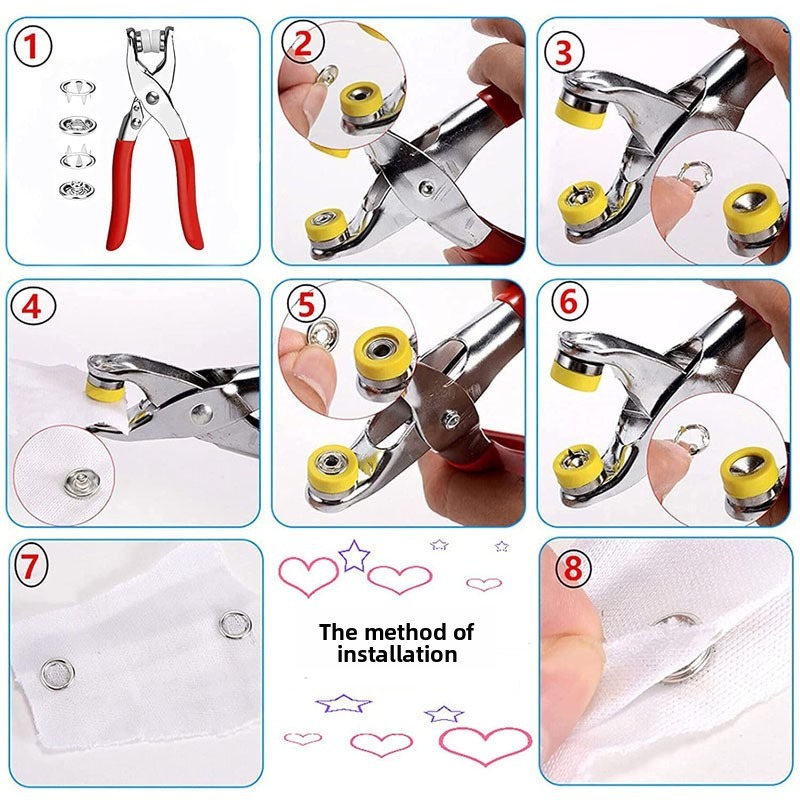100 Zestawów Szczypiec do Zatr – Snap Fastener Set recenzja i cena