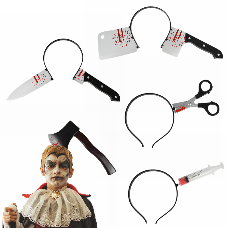1Pc Halloween Horror Wear Head – Cosplay Prop Knife recenzja i cena