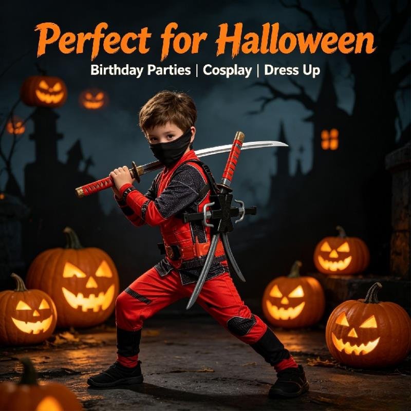 Halloween 1:1 Zestaw Ninja Dla – Cosplay Prop Knife recenzja i cena