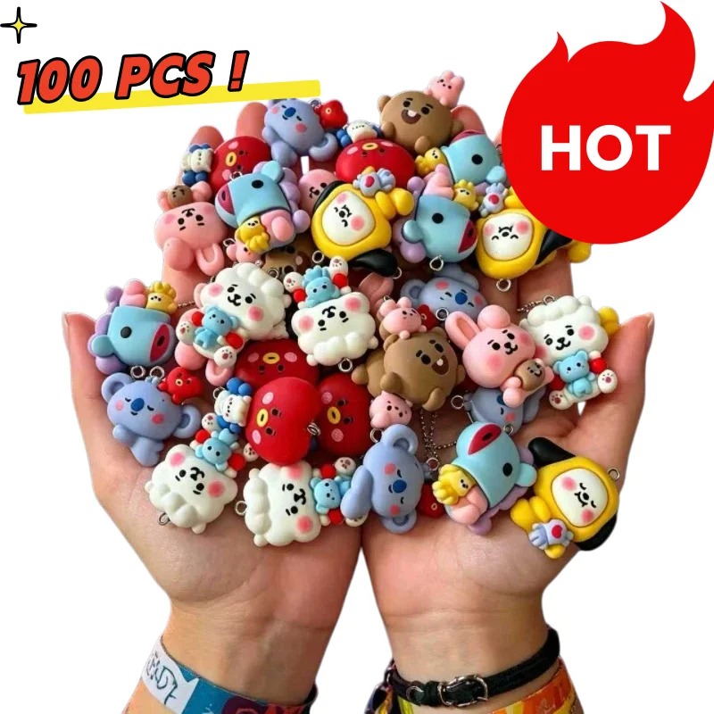 7 szt. BT21 Żywiczne Charmsy z – Cosplay Prop Diy recenzja i cena