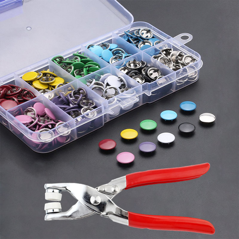 50/100 Metalowy zatrzask z zat – Snap Fastener Set recenzja i cena