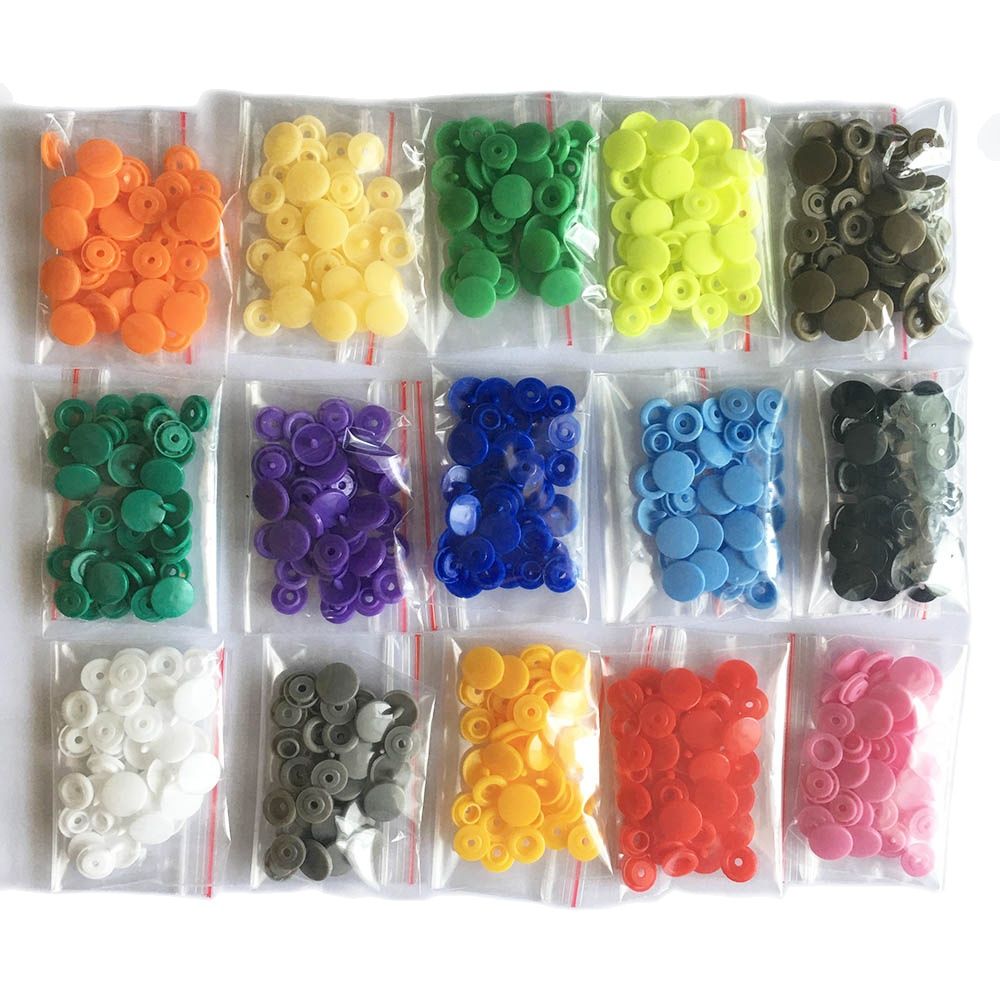 50 zestawów okrągłe zatrzaski  – Snap Fastener Set recenzja i cena
